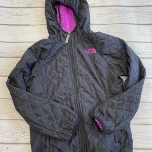 Girls North Face Lightweight Jacket with Hood